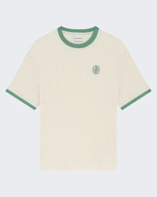 Drole De Monsieur Heren Débardeur Miroir T-Shirt Wit