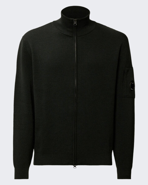 Heren Re-Wool Zip Cardigan Green