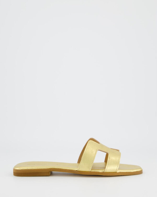 Dames Joy Slippers Gold Metallic