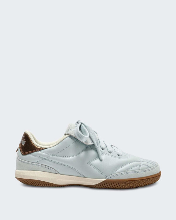 Diadora Dames Gold Indoor Sneaker Blauw