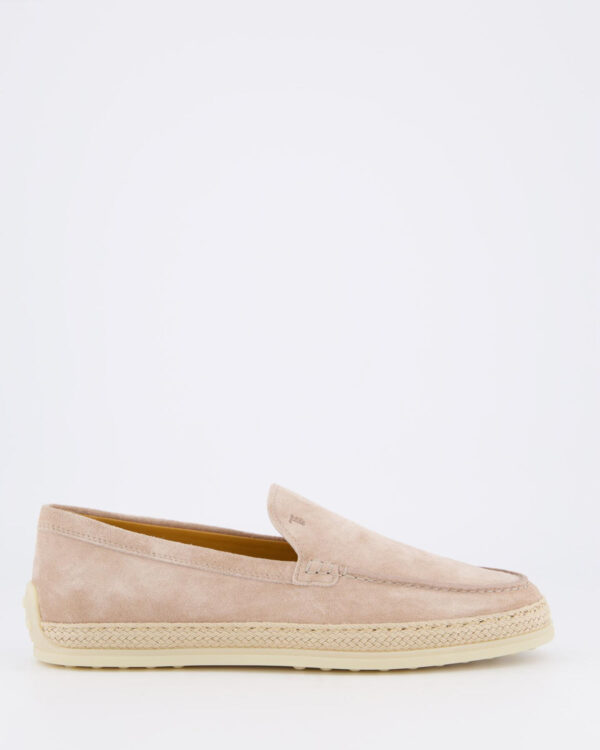 Dames Gomma Rafia Moccasin Pink