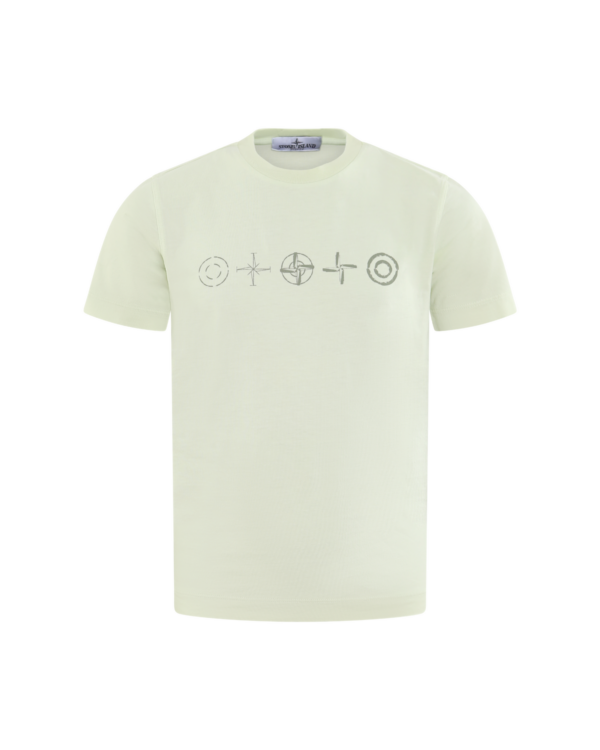 Kids Logo Print T-Shirt Yellow