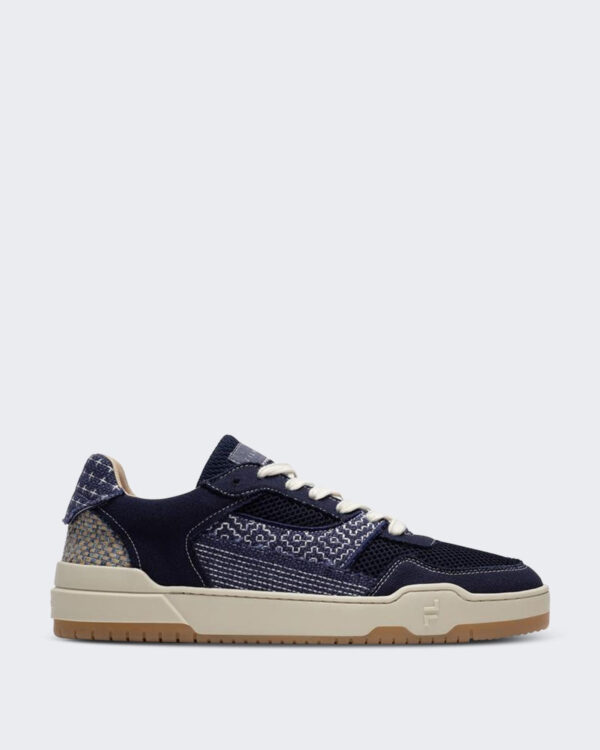 Filmore Heren Etna Sashiko Sneaker Blauw