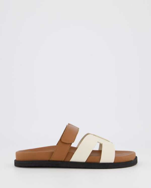 Dames Sofia Slipper Brown/Beige