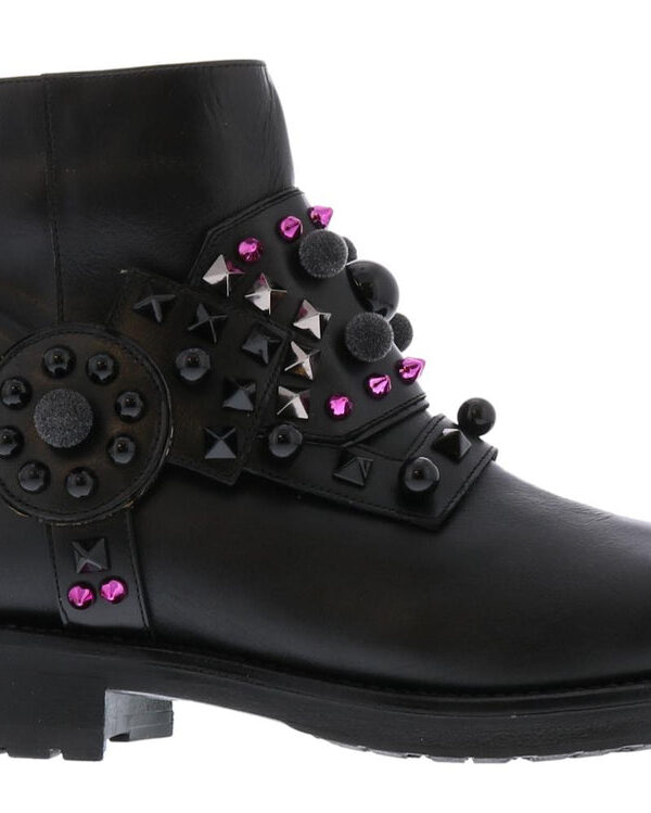 Albano Dames Harness Bi-Color Stud enkellaarsjes