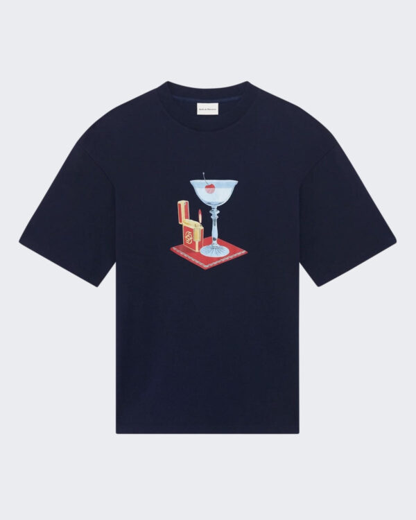 Heren Cocktail T-Shirt Blauw