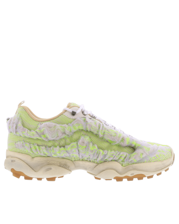 Heren Bubba sneaker white/yellow