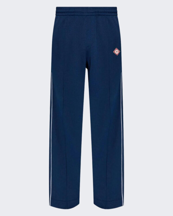 Casablanca Heren Round Pique Track Pants Blauw broek