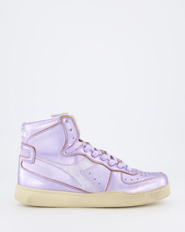 Dames Mi Basket Metal Sneaker Purple