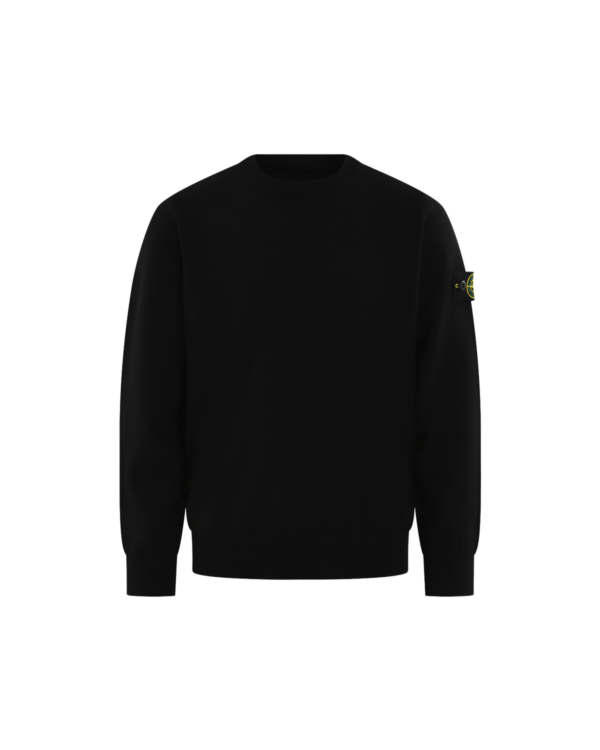 Kids Logo Patch Sweater Black