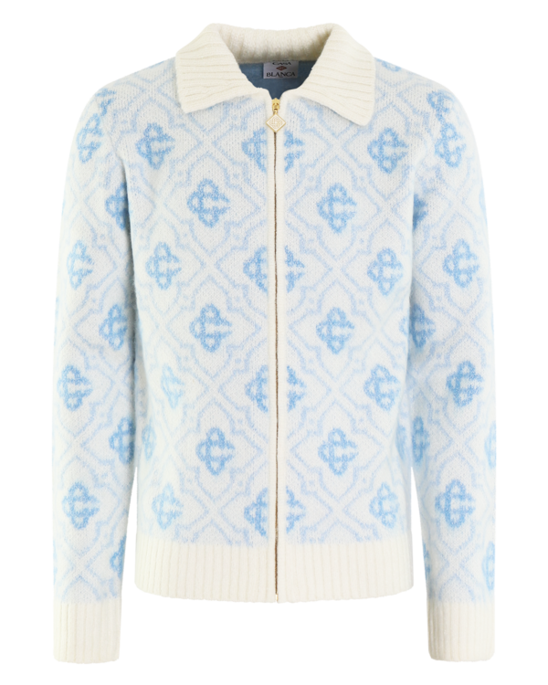 Heren Monogram Zip Up