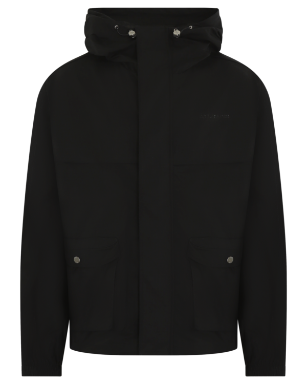 Heren Ripstop Cargo Jacket Black