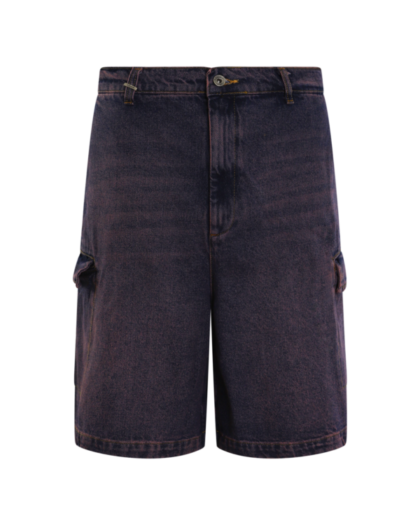 Heren Cargo Shorts Jeans Purple