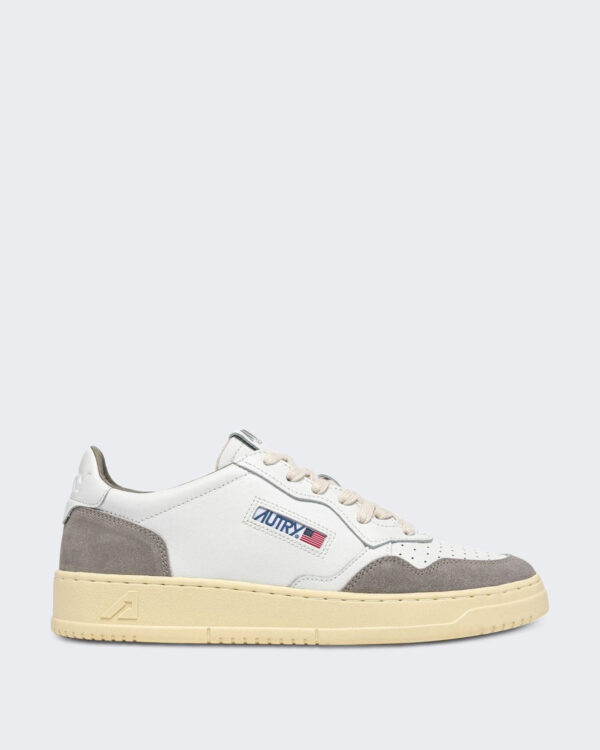 Autry Heren Medalist Low Sneaker Wit/Grijs