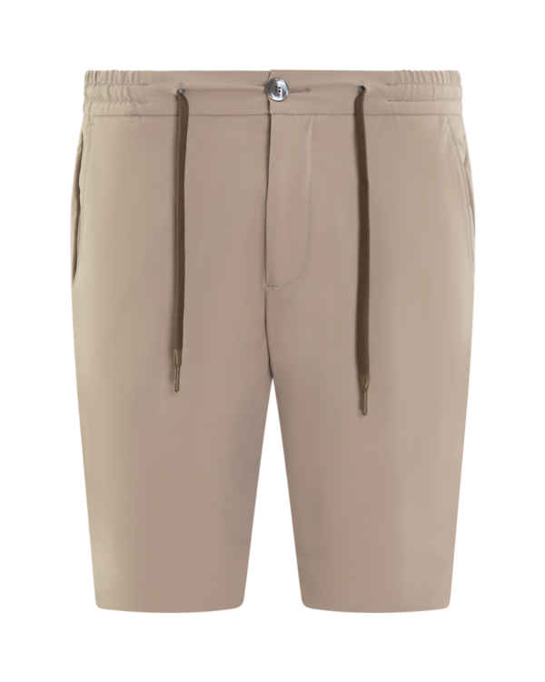 Heren Tech Stretch Short Beige