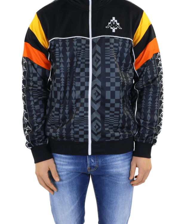 Heren Aop Folk Kappa Track Jkt