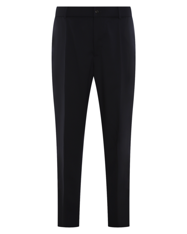 Heren Logo Patch Pants Blue