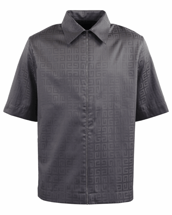Heren Boxy Fit Zipped 4G Gray