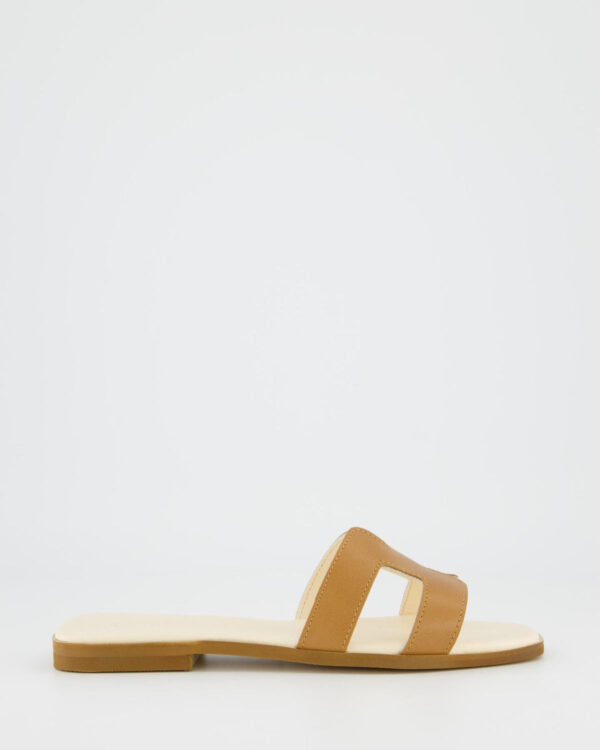 Dames Joy Slipper Brown/Beige