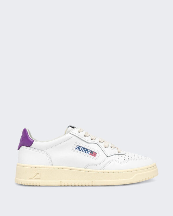 Dames Medalist Low Sneaker Wit/Paars
