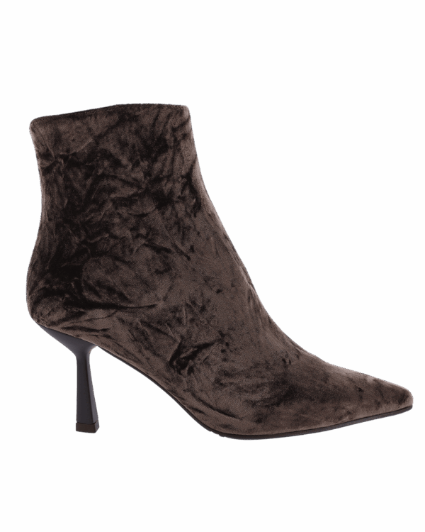 Dames Tronchetto Velluto Brown