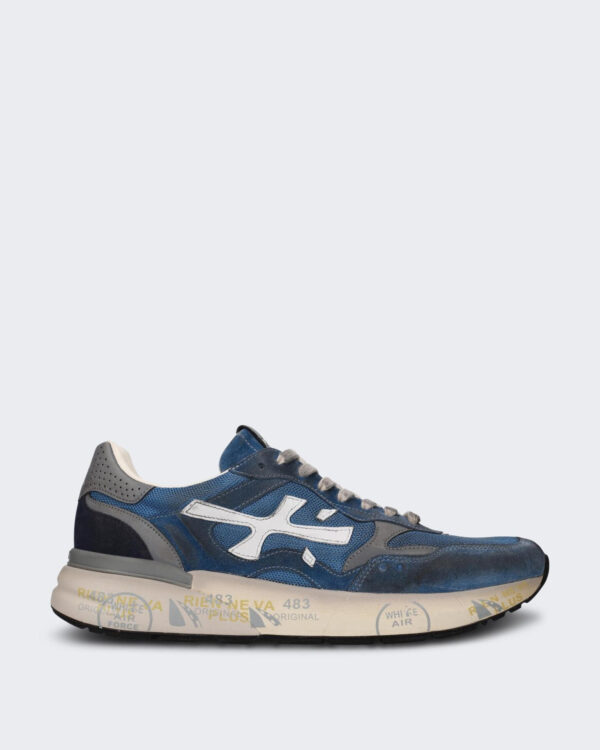 Premiata Heren Mick Sneaker Blauw