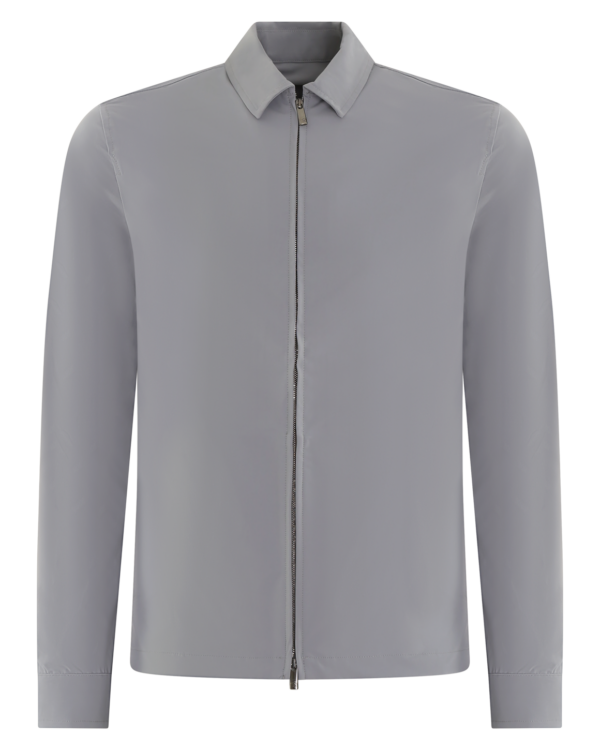 Heren Tech Stretch Overshirt Gray