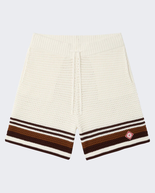 Heren Crochet Shorts Wit