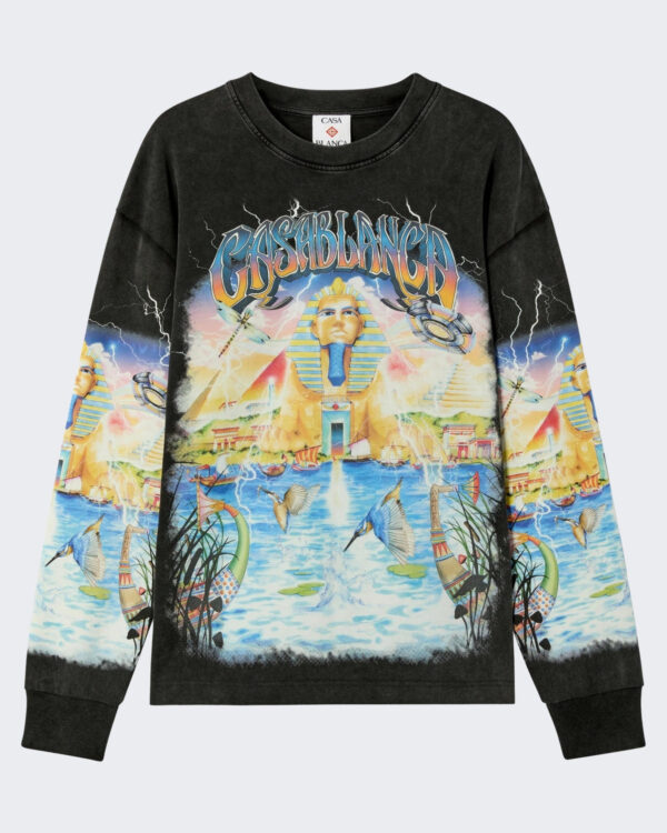 Heren Long Sleeve Tee Egypt As It Zwart