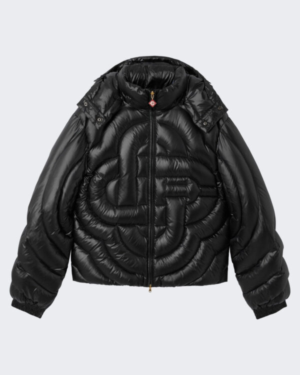 Heren Quilted Puffer Jacket Zwart