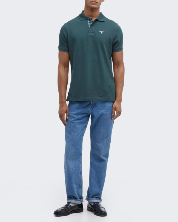 Barbour Heren Tartan Pique Polo Groen