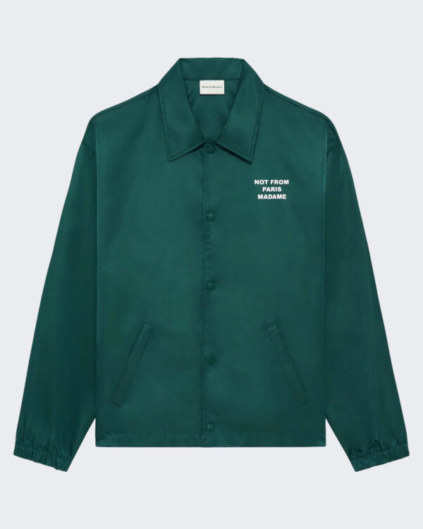 Drole De Monsieur Heren Slogan Jacket Groen