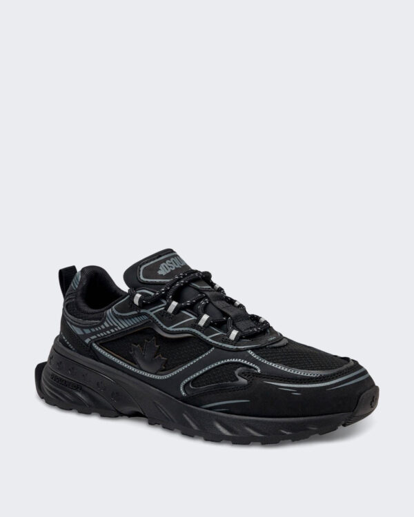Dsquared2 Heren Sprinter Sneaker Wit/Groen