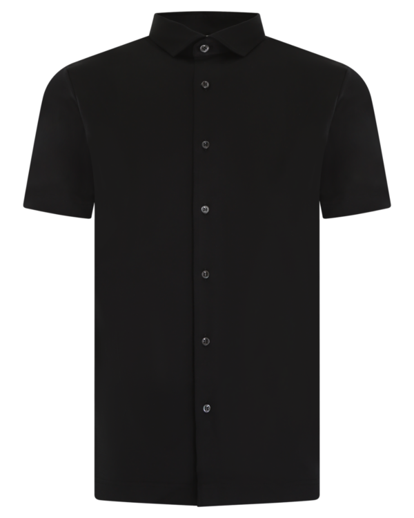 Heren Interlock Supima Shirt Black