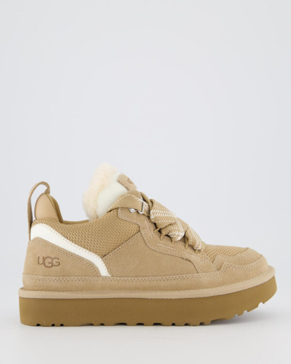Dames Lage sneaker met zachte voering Beige