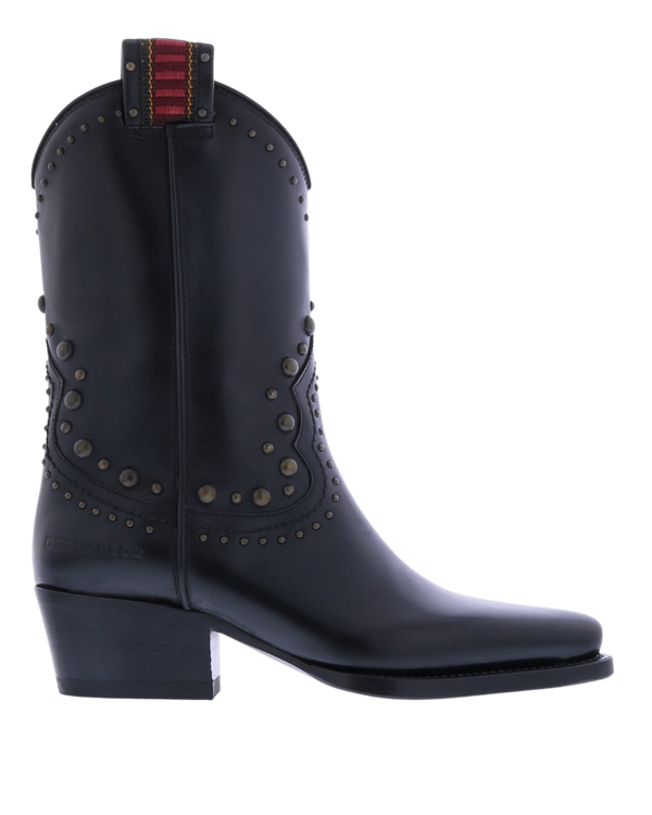 Dames Flat Boot West Studs