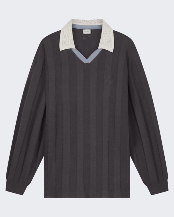 Heren Gebreid football jersey Grijs
