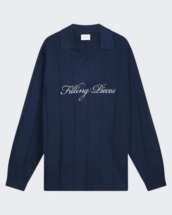 Filling Pieces Heren Knit Football Jersey polo