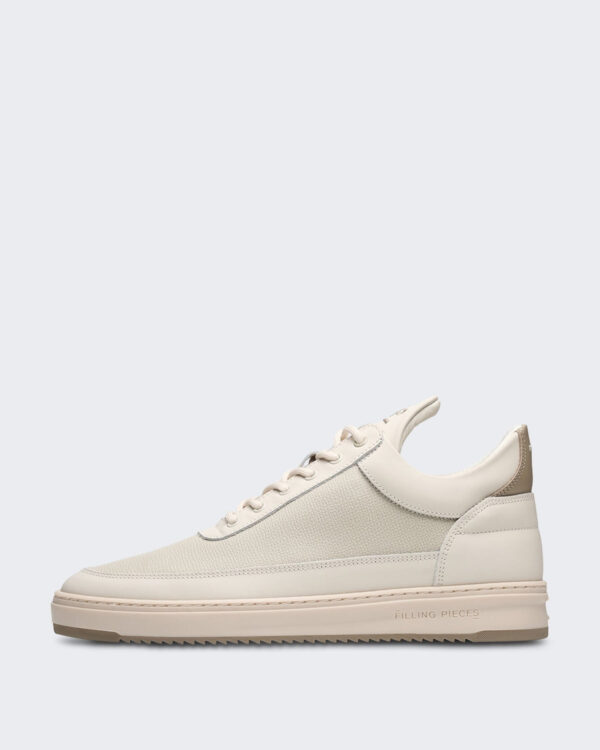 Heren Low Top Tech Crumbs Sneaker in Off White en Off White