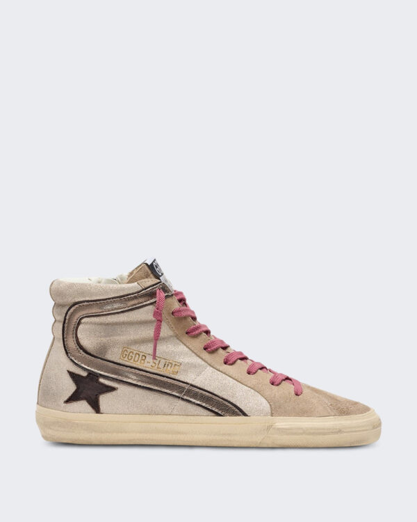 Golden Goose Dames Sneaker Slide beige