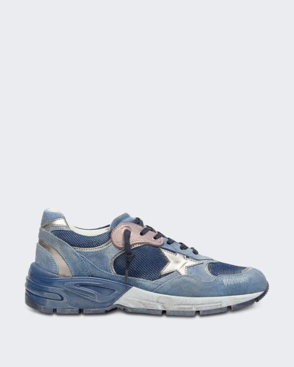 Golden Goose Dames Sneaker Dad-Star blauw