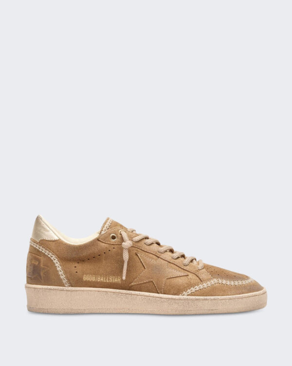 Dames Sneaker geel leer
