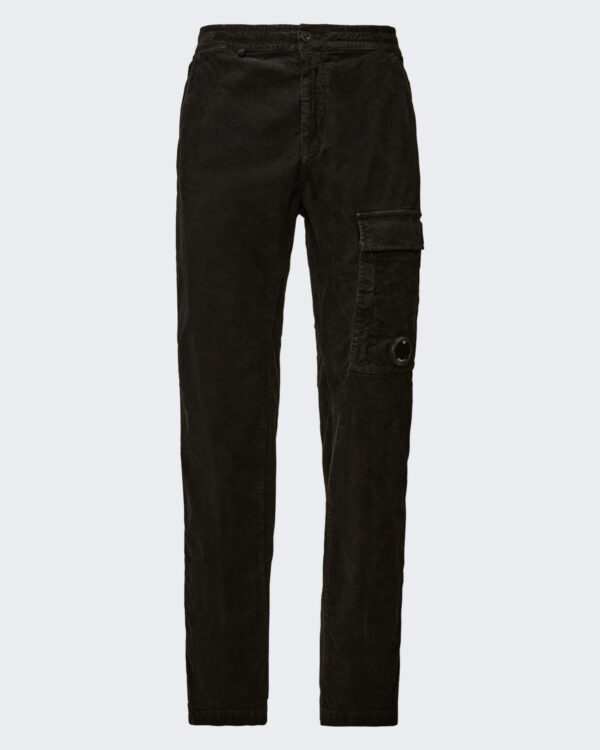 Heren Curduroy Cargo Pants Black