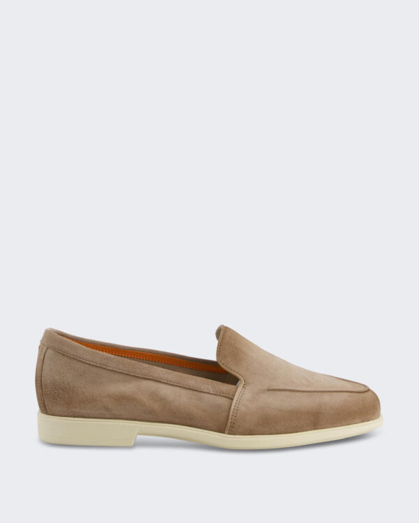 Santoni Dames Malibu Loafer Brown