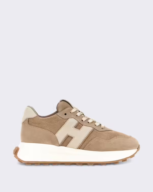 Dames Sneaker - H641 Allacciato H Patch-Brown Bruin (2)