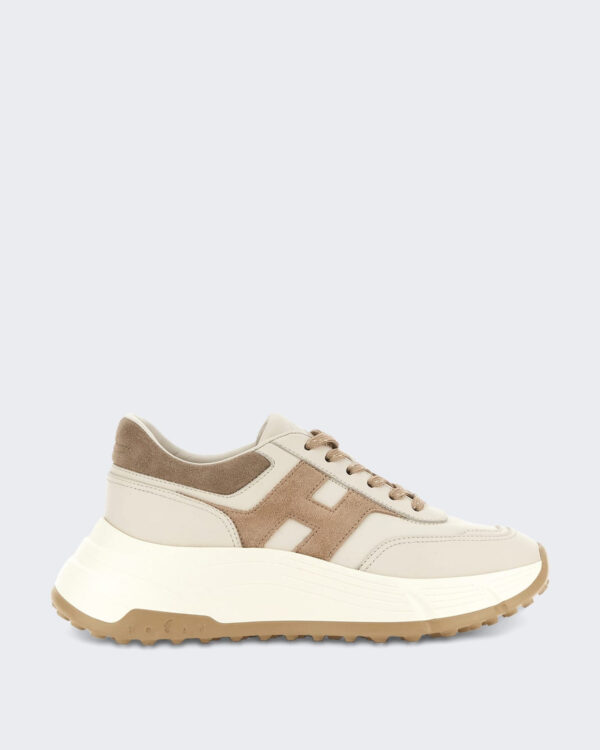 Dames Sneaker - H669 Allacciato H-Grey Beige (2)