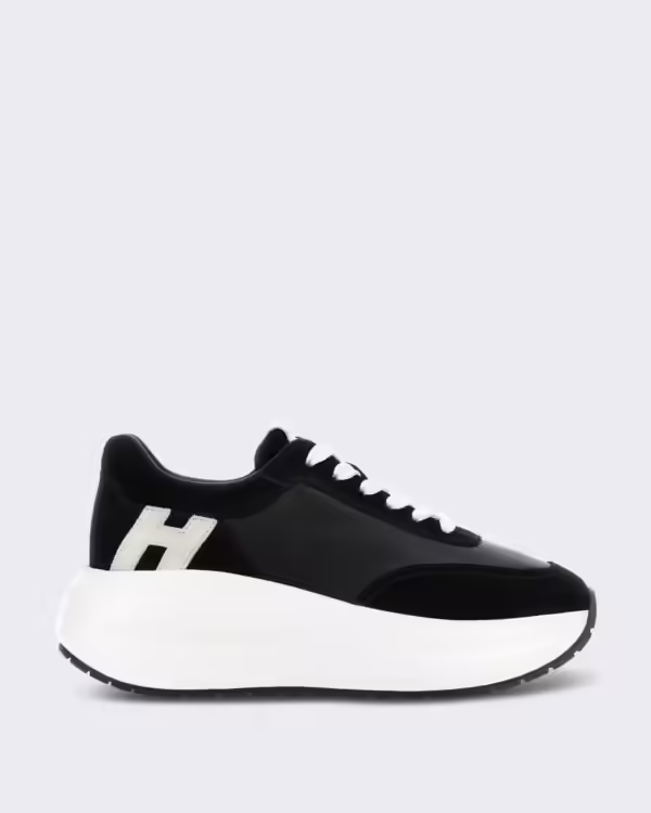 Dames Sneaker - H696 Allacciato H-Altraversione 9999 Zwart