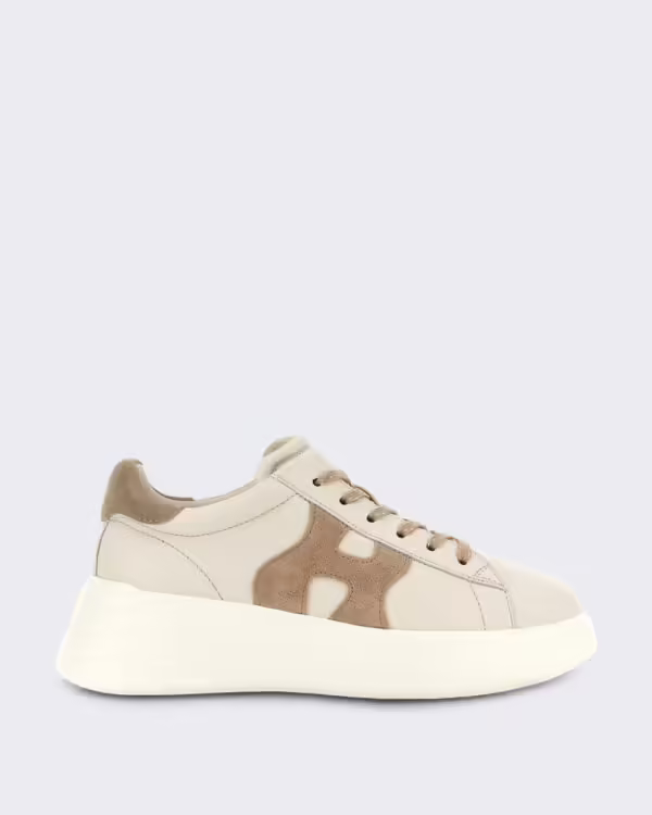 Dames Sneaker - Hogan Rebel H562 Allacciato H-White Wit