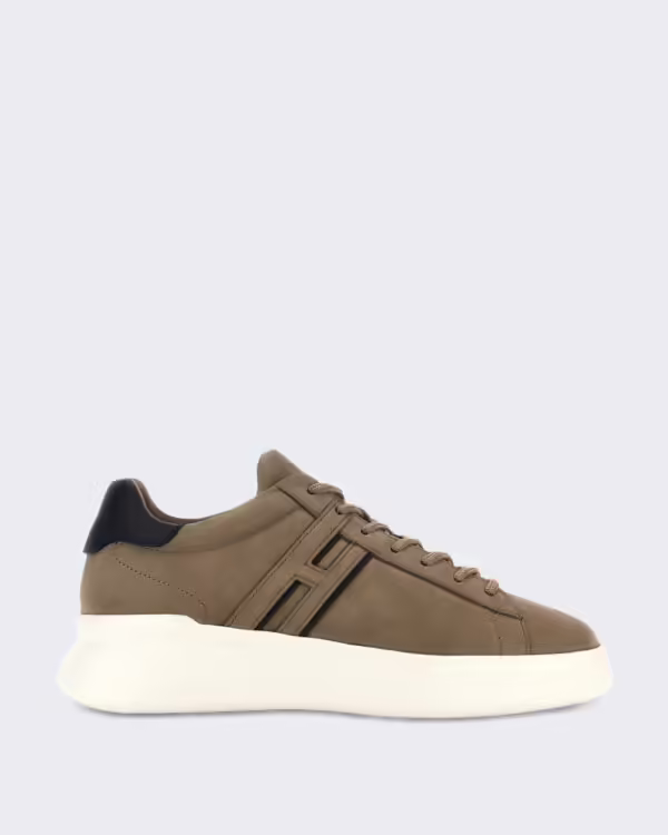 Heren Veterschoenen sneaker met H-profiel Bruin