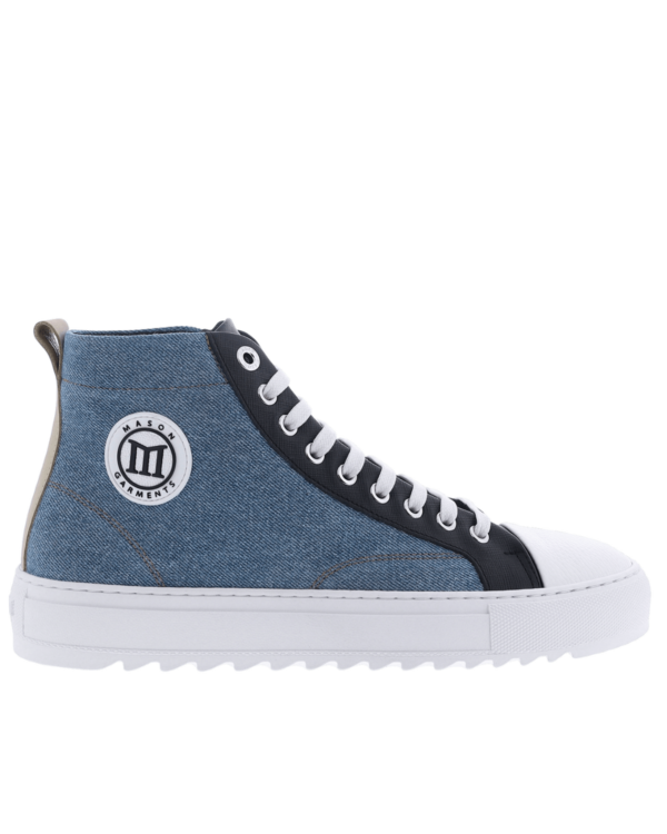 Heren Astro Hightop Sneaker Blue